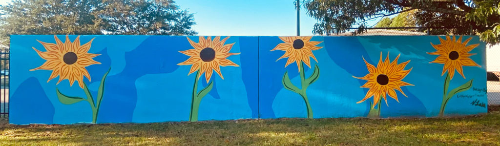 sunflower wall